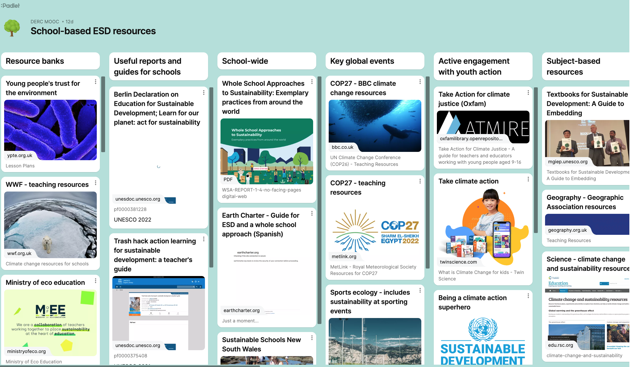 Resources – Schools' Climate Education South Yorkshire